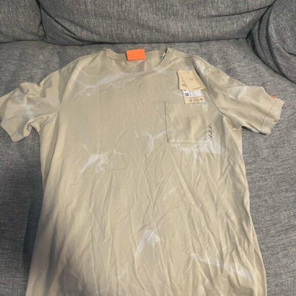 Mens, Scotch and Soda, beige tie-dye t-shirt. New with tags - Picture 2 of 2